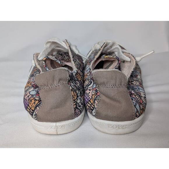 BOBS SKETCHER kitty cruiser, camp wag, multicolor kitty cats women's 7 - Picture 6 of 8